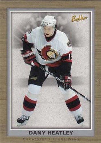 #61 Dany Heatley - Ottawa Senators - 2005-06 Upper Deck Beehive Hockey