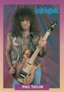 #61 Paul Taylor - 1991 Brockum Rock Cards