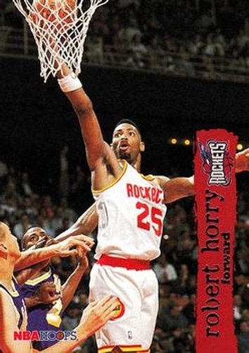 #61 Robert Horry - Houston Rockets - 1995-96 Hoops Basketball