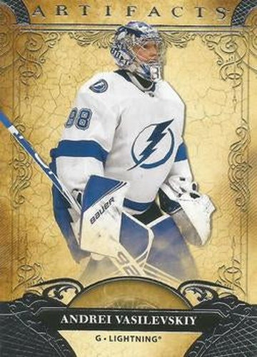 #61 Andrei Vasilevskiy - Tampa Bay Lightning - 2020-21 Upper Deck Artifacts Hockey