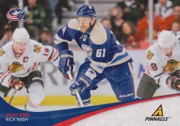 #61 Rick Nash - Columbus Blue Jackets - 2011-12 Panini Pinnacle Hockey