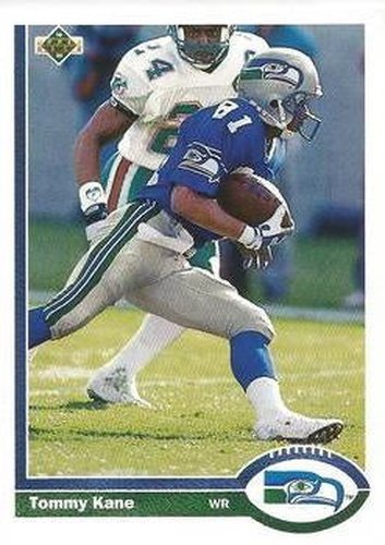 #61 Tommy Kane - Seattle Seahawks - 1991 Upper Deck Football