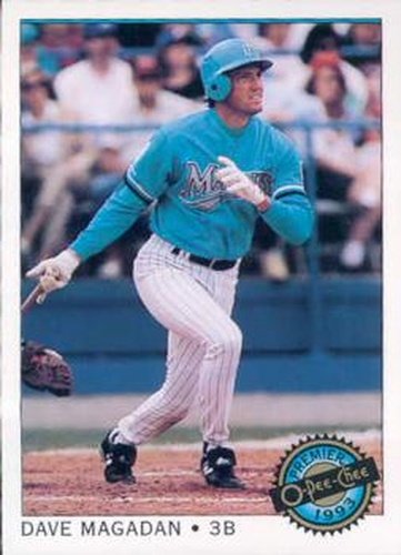 #61 Dave Magadan - Florida Marlins - 1993 O-Pee-Chee Premier Baseball