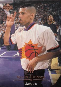 #61 Kevin Johnson - Phoenix Suns - 1995-96 Upper Deck Basketball