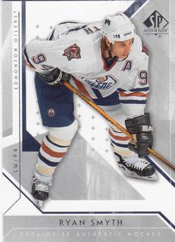 #61 Ryan Smyth - Edmonton Oilers - 2006-07 SP Authentic Hockey