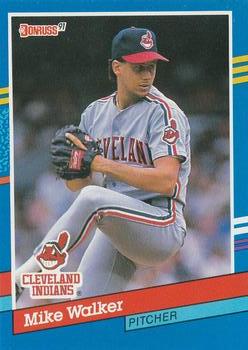 #61 Mike Walker - Cleveland Indians - 1991 Donruss Baseball