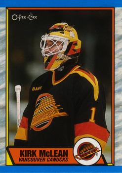 #61 Kirk McLean - Vancouver Canucks - 1989-90 O-Pee-Chee Hockey