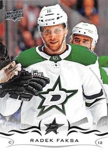 #61 Radek Faksa - Dallas Stars - 2018-19 Upper Deck Hockey