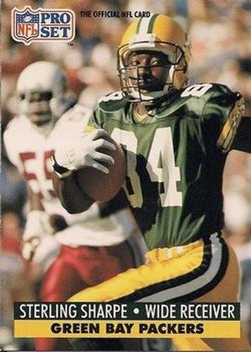 #161 Sterling Sharpe - Green Bay Packers - 1991 Pro Set Football