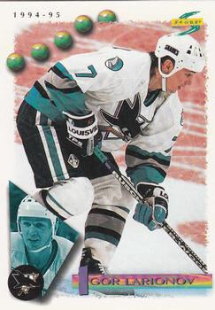 #61 Igor Larionov - San Jose Sharks - 1994-95 Score Hockey
