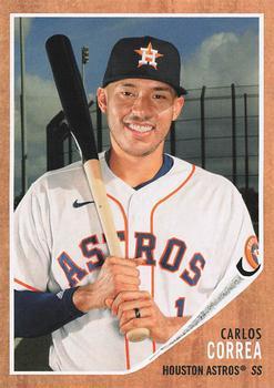 #61 Carlos Correa - Houston Astros - 2021 Topps Archives Baseball