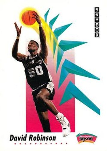 #261 David Robinson - San Antonio Spurs - 1991-92 SkyBox Basketball