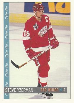 #61 Steve Yzerman - Detroit Red Wings - 1992-93 O-Pee-Chee Hockey