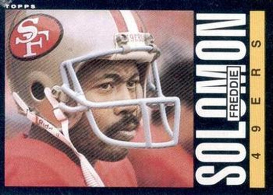 #161 Freddie Solomon - San Francisco 49ers - 1985 Topps Football