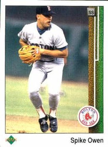 #161 Spike Owen - Boston Red Sox - 1989 Upper Deck Baseball