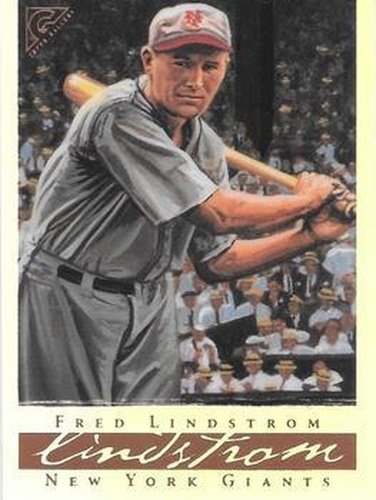#61b Fred Lindstrom - New York Giants - 2003 Topps Gallery Hall of Fame - Artist's Proofs Baseball