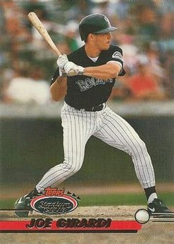 #620 Joe Girardi - Colorado Rockies - 1993 Stadium Club Baseball