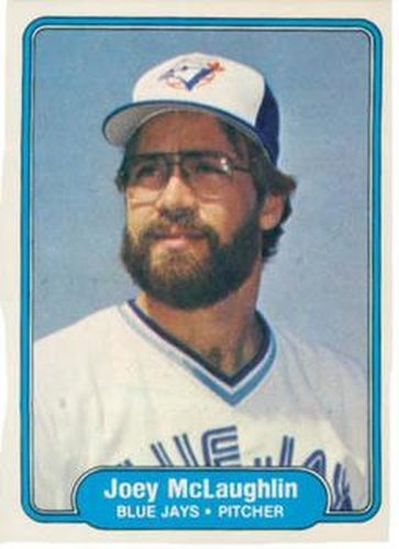#620 Joey McLaughlin - Toronto Blue Jays - 1982 Fleer Baseball