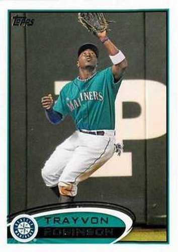 #620 Trayvon Robinson - Seattle Mariners - 2012 Topps Baseball