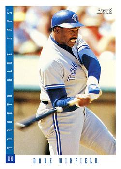 #620 Dave Winfield - Toronto Blue Jays - 1993 Score Baseball