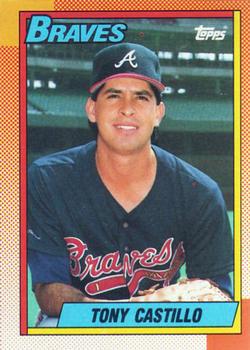 #620 Tony Castillo - Atlanta Braves - 1990 Topps Baseball