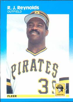 #620 R.J. Reynolds - Pittsburgh Pirates - 1987 Fleer Baseball