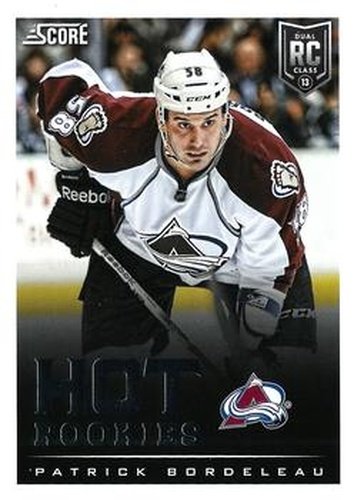 #620 Patrick Bordeleau - Colorado Avalanche - 2013-14 Score Hockey