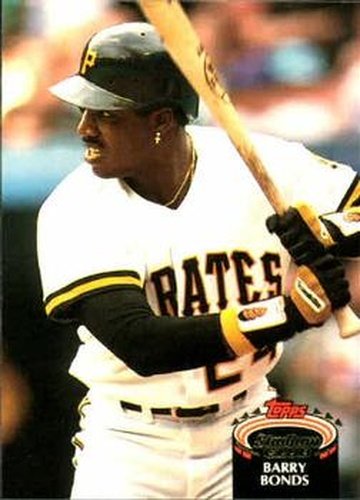 #620 Barry Bonds - Pittsburgh Pirates - 1992 Stadium Club Baseball