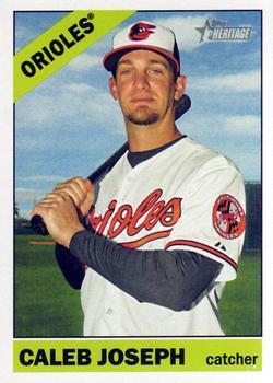 #620 Caleb Joseph - Baltimore Orioles - 2015 Topps Heritage Baseball