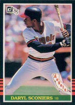 #620 Daryl Sconiers - California Angels - 1985 Donruss Baseball