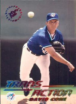 #620 David Cone - Toronto Blue Jays - 1995 Stadium Club Baseball