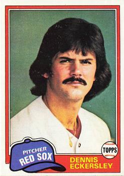 #620 Dennis Eckersley - Boston Red Sox - 1981 Topps Baseball
