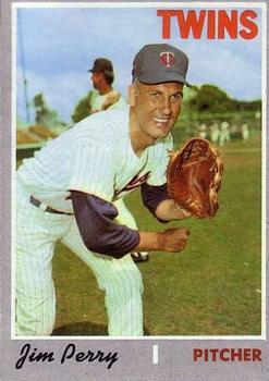 #620 Jim Perry - Minnesota Twins - 1970 Topps Baseball