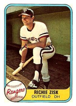#620 Richie Zisk - Texas Rangers - 1981 Fleer Baseball