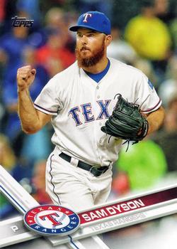 #620 Sam Dyson - Texas Rangers - 2017 Topps Baseball