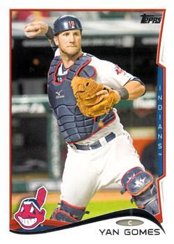 #620 Yan Gomes - Cleveland Indians - 2014 Topps Baseball