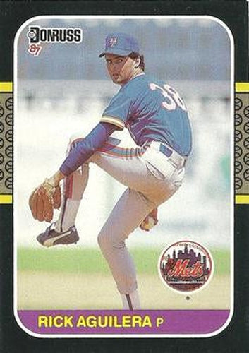 #620 Rick Aguilera - New York Mets - 1987 Donruss Baseball