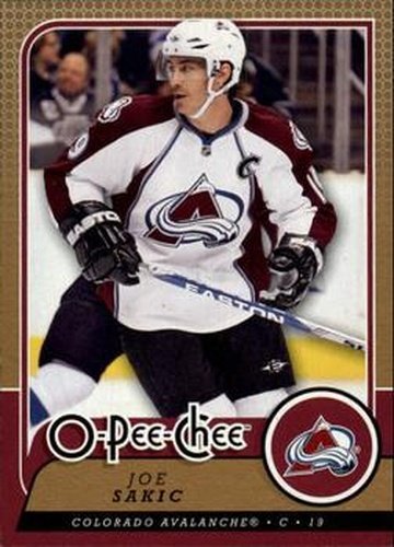#620 Joe Sakic - Colorado Avalanche - 2008-09 O-Pee-Chee Hockey