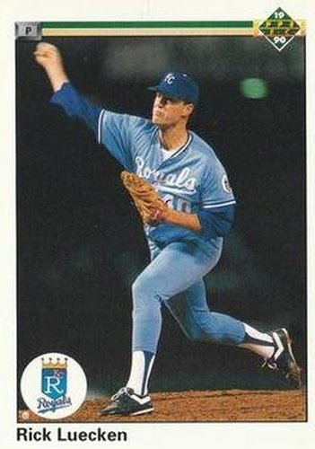 #621 Rick Luecken - Kansas City Royals - 1990 Upper Deck Baseball