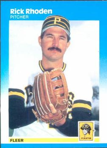 #621 Rick Rhoden - Pittsburgh Pirates - 1987 Fleer Baseball