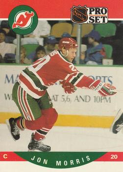 #621 Jon Morris - New Jersey Devils - 1990-91 Pro Set Hockey