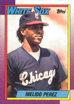 #621 Melido Perez - Chicago White Sox - 1990 O-Pee-Chee Baseball