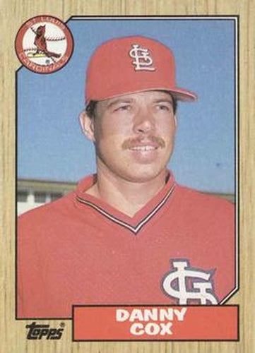 #621 Danny Cox - St. Louis Cardinals - 1987 Topps Baseball