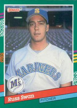 #621 Russ Swan - Seattle Mariners - 1991 Donruss Baseball