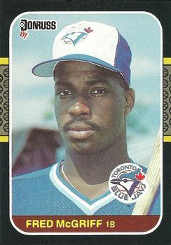 #621 Fred McGriff - Toronto Blue Jays - 1987 Donruss Baseball