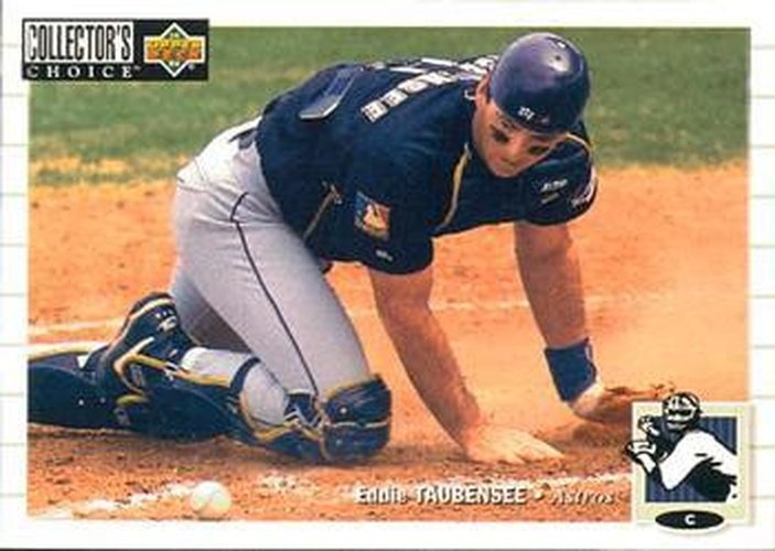 #621 Eddie Taubensee - Houston Astros - 1994 Collector's Choice Baseball
