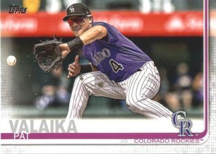 #621 Pat Valaika - Colorado Rockies - 2019 Topps Baseball