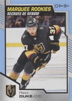 #621 Reid Duke - Vegas Golden Knights - 2020-21 O-Pee-Chee Update Blue Hockey