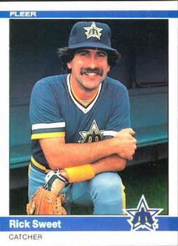 #621 Rick Sweet - Seattle Mariners - 1984 Fleer Baseball