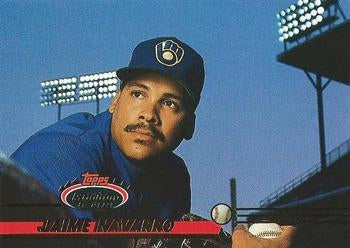 #621 Jaime Navarro - Milwaukee Brewers - 1993 Stadium Club Baseball